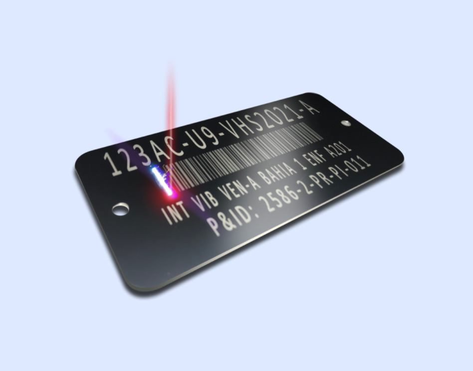 marcaje laser sobre chapa